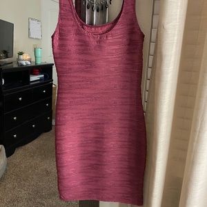 Magenta cocktail dress